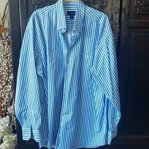 Men's striped button down